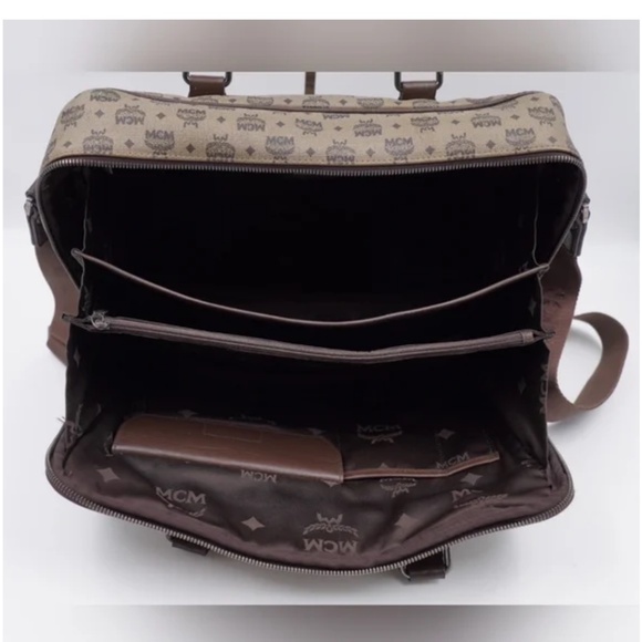 MCM Marble Visetos laptop/briefcase bag EUC!!!!! - Picture 14 of 16